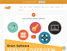 Tablet Screenshot of overtsoftware.com